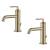 Kraus KBF-1221BG-2PK Pack Of (2) Ramus 1.2 Gpm Single Hole Bathroom Faucet With Pop-Up Drain Assembly in Brushed Gold