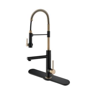Kraus KPF-1603-DP03SFACB Artec Pro 1.8 Gpm Single Hole Pre-Rinse Faucet - Includes Escutcheon in Spot Free Antique Champagne Bronze