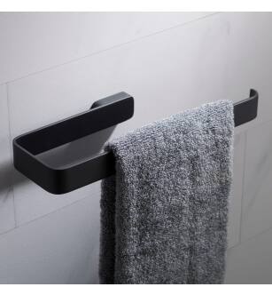 Kraus KEA-19925MB Stelios 10" Towel Bar in Matte Black