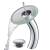 Kraus KGW-1700-PU-10CH-FR Waterfall Single Hole Vessel Bathroom Faucet - Metal Pop-Up Drain Included in Chrome