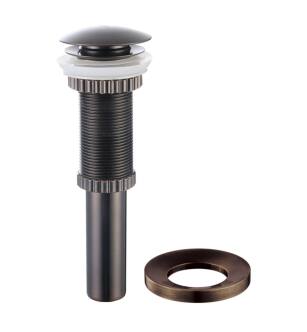 Kraus PU-10-MR-1ORB Pop Up Drain And Mounting Ring in Oil Rubbed Bronze