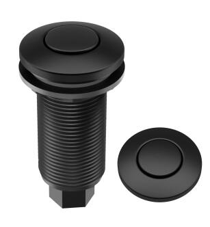 Kraus KWDA-100MB Garbage Disposal Air Switch Kit With Push Button, Ac Adapter, Power Cord And Air Tube Included in Matte Black