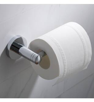Kraus KEA-18829CH Elie Wall Mounted Euro Toilet Paper Holder in Chrome