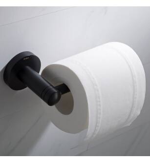 Kraus KEA-18829MB Elie Wall Mounted Euro Toilet Paper Holder in Matte Black