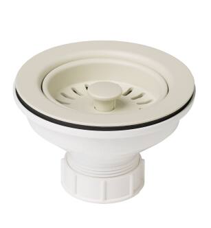 Kraus PST1-BG 3-1/2" Kitchen Sink Strainer in Beige