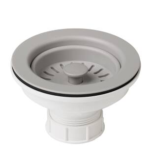 Kraus PST1-GR 3-1/2" Kitchen Sink Strainer in Grey