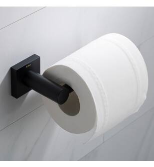 Kraus KEA-17729MB Ventus Wall Mounted Euro Toilet Paper Holder in Matte Black