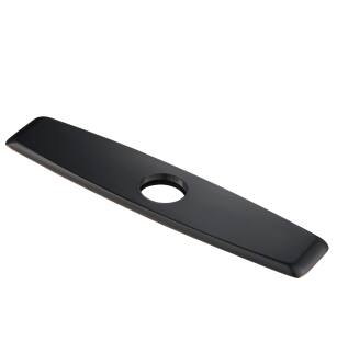 Kraus DP02SB 2-1/2" Escutcheon Plate in Black Stainless Steel
