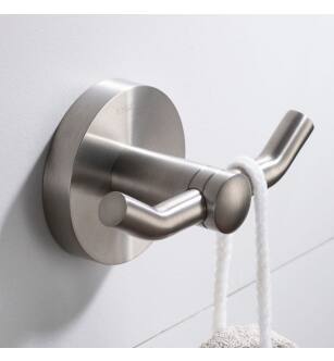 Kraus KEA-18802BN Elie Double Robe Hook in Brushed Nickel