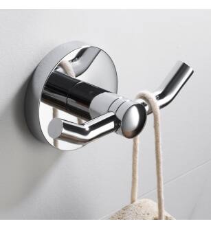 Kraus KEA-18802CH Elie Double Robe Hook in Chrome