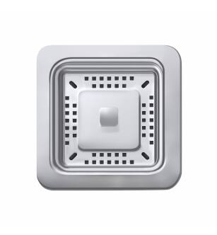 Kraus ST-3 Square Stainless Steel Basket Strainer in Stainless Steel