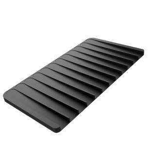 Kraus KDM-10BL 14-3/4" Wide Dish Drying Mat in Black