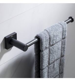 Kraus KEA-17725MB Ventus 11" Towel Bar in Matte Black