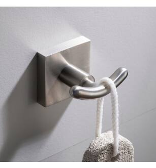 Kraus KEA-17702BN Ventus Double Robe Hook in Brushed Nickel