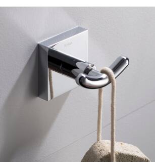 Kraus KEA-17702CH Ventus Double Robe Hook in Chrome