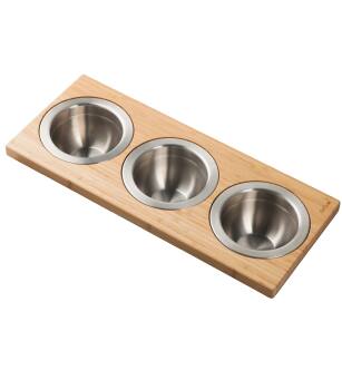 Kraus KSC-1003BB Kore Stainless Steel Prep Bowls With Board For Workstation Sink in Stainless Steel