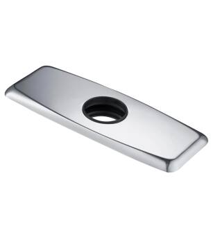 Kraus BDP01CH 6-1/4" Escutcheon Plate in Chrome