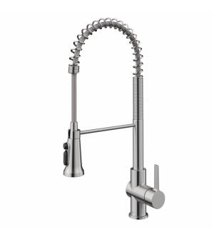 Kraus KFF-1691SFS 2-In-1 Commercial Style Pull-Down Single Handle Water Filter Kitchen Faucet For Reverse Osmosis Or Water Filtration System in Spot Free Stainless Steel