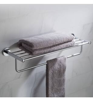 Kraus KEA-18842CH Elie 24" Brass Towel Rack in Chrome