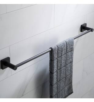 Kraus KEA-17737MB Ventus 26" Towel Bar in Matte Black