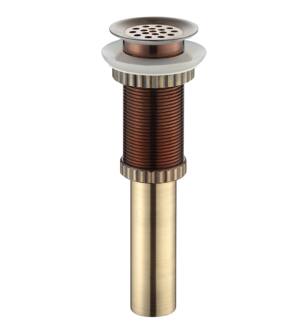 Kraus PU-12G Grid Drain Assembly For Kraus Vessel Bathroom Sinks in Gold