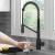 Kraus KFF-2631MB Oletto 2-In-1 Commercial Style Pull-Down Single Handle 1.8 Gpm Kitchen Faucet With Integrated 1.0 Gpm Water Filter Faucet in Matte Black