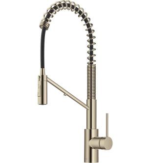 Kraus KFF-2631SFACB Oletto 2-In-1 Commercial Style Pull-Down Single Handle 1.8 Gpm Kitchen Faucet With Integrated 1.0 Gpm Water Filter Faucet in Spot Free Antique Champagne Bronze