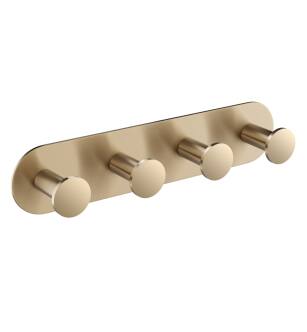 Kraus KEA-18804BG Elie Quadruple Robe Hook Rack in Brushed Gold