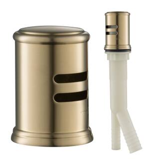 Kraus KAG-2SFSB 2-1/2" Brass Air Gap With Beveled Cap in Spot Free Black Stainless