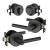Mega Handles 850020756544 Ronn Entry and Deadbolt Combo in Matte Black