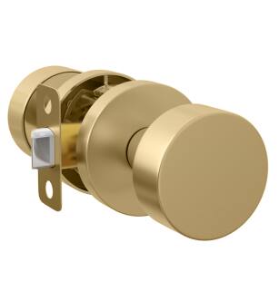 Mega Handles 850020756667 Buena Passage in Satin Brass