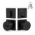 Mega Handles 652569233711-1 Suana Entry and Deadbolt Combo in Matte Black