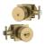Mega Handles 795847816500 Suana Master 1 Entry in Satin Brass