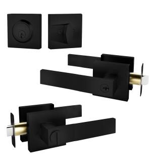 Mega Handles 766679723724 Robell Combo in Matte Black