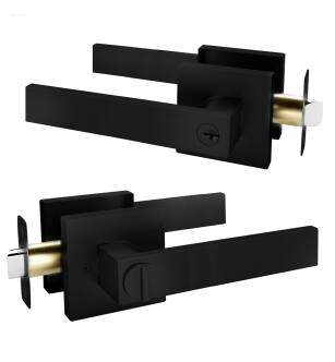 Mega Handles 850020756117 Robell Single in Matte Black