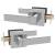 Mega Handles 652569233865 Robell Privacy in Polished Chrome