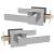 Mega Handles 652569233872 Robell Passage in Polished Chrome