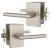 Mega Handles 725414330887 Glamor Passage in Satin Nickel
