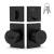 Mega Handles 652569233803-1 Laura Entry and Deadbolt Combo in Matte Black