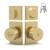 Mega Handles 652569233773-1 Laura Entry and Deadbolt Combo in Satin Brass