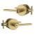 Mega Handles 766679723649-2 Ralph Entry Master 1 in Satin Brass