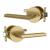 Mega Handles 766679723656 Ralph Privacy in Satin Brass