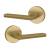 Mega Handles 766679723670 Ralph Dummy 2 Pack in Satin Brass