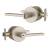 Mega Handles 725414331020-2 Ralph Entry Master 1 in Satin Nickel