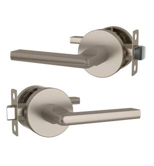 Mega Handles 725414331044 Ralph Passage in Satin Nickel