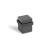 Mega Handles 717052436311 1 1/2" Square Door Stopper in Matte Black