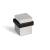 Mega Handles 717052436342 1 1/2" Square Door Stopper in Polished Chrome