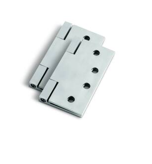 Mega Handles 652569233940 4" Square Barrel Hinge 2pk in Satin Nickel