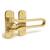 Mega Handles 717052436434 Safety Lock in Satin Brass