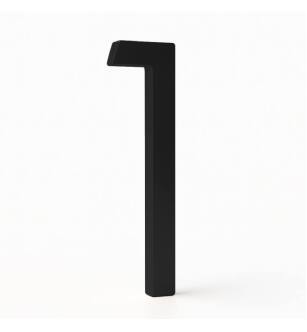 Mega Handles 717052436670 House Number 1 in Matte Black